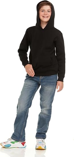 PURE CHAMP Boys Hoodies 3 Pack Fleece Pullover & Zip-Up Sweatshirts for Boys Kids Youth Plain Basic Everyday Wear Sizes 4-20