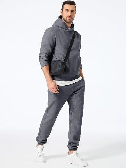 JMIERR Mens Sweatsuit 2 Piece Hoodie Tracksuit Jogger Set